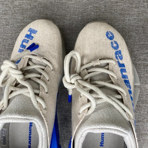 Adidas Pharrell William Human Race NMD S1 MAHBS Men 6.5 HP2641 Oatmeal Blue NWOT - Picture 8 of 12